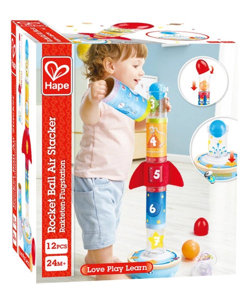 Hape: Rocket Ball - Air Stacker Set Carousel 5