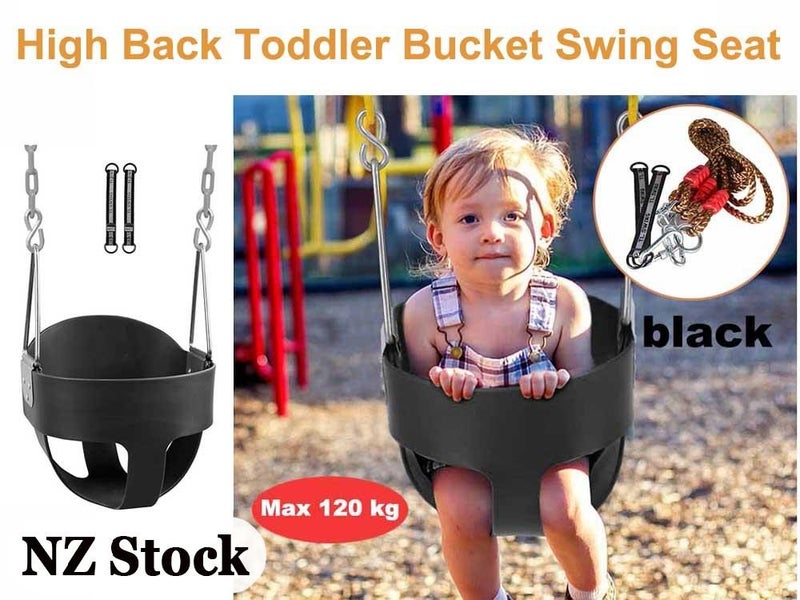 Toddler High Back Full Bucket Swing Seat Carousel 1