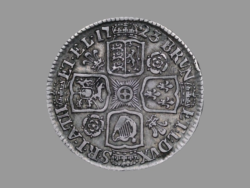 ANE: 1723 George I Silver Shilling Carousel 2