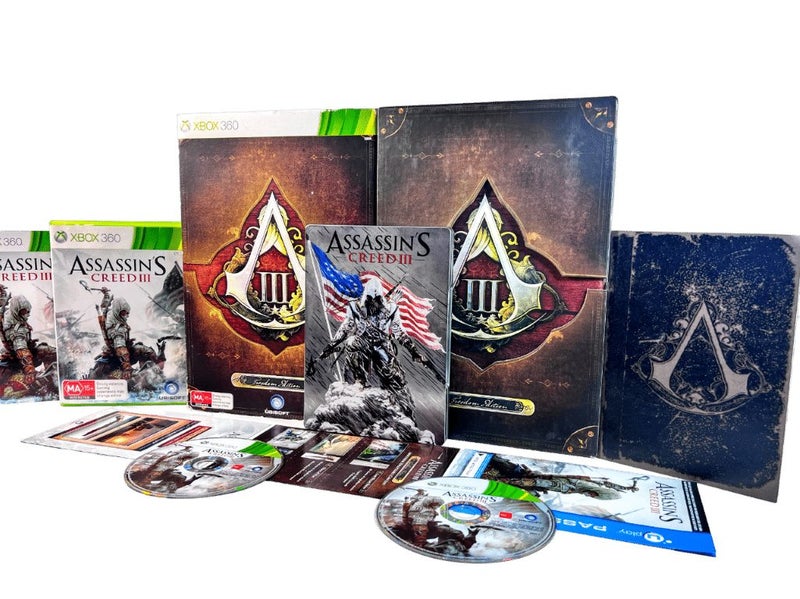 ASSASSIN'S CREED III (Assassins Creed 3) XBox 360 *BOXED STATUE EDITION* Carousel 2