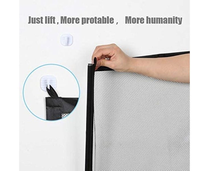 Retractable Baby Gate,Mesh Baby Gate or Mesh Dog Gate, Child Safety Gate fo Carousel 2