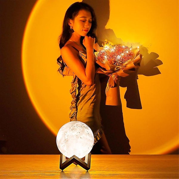 Sunset Lamp, Sunset Projection Lamp With Remote, Night Light For Room Bedroom H Carousel 5