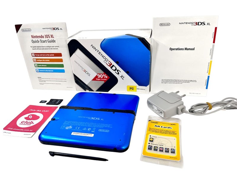 Nintendo 3DS XL Metallic Blue *BOX SET* Carousel 2
