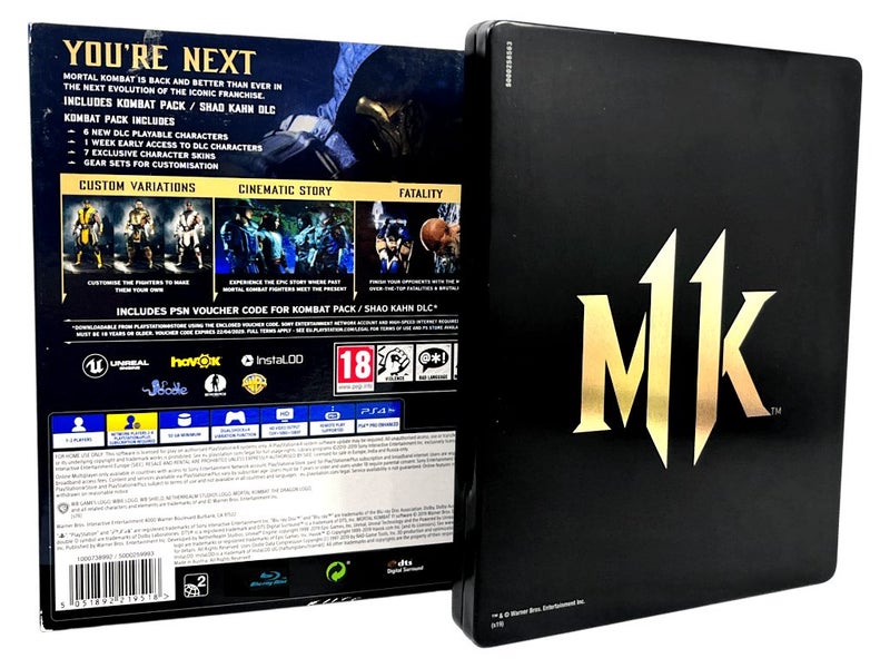 Mortal Kombat 11 (PS4) *STEEL COLLECTOR'S EDITION - NO DISC* Carousel 2