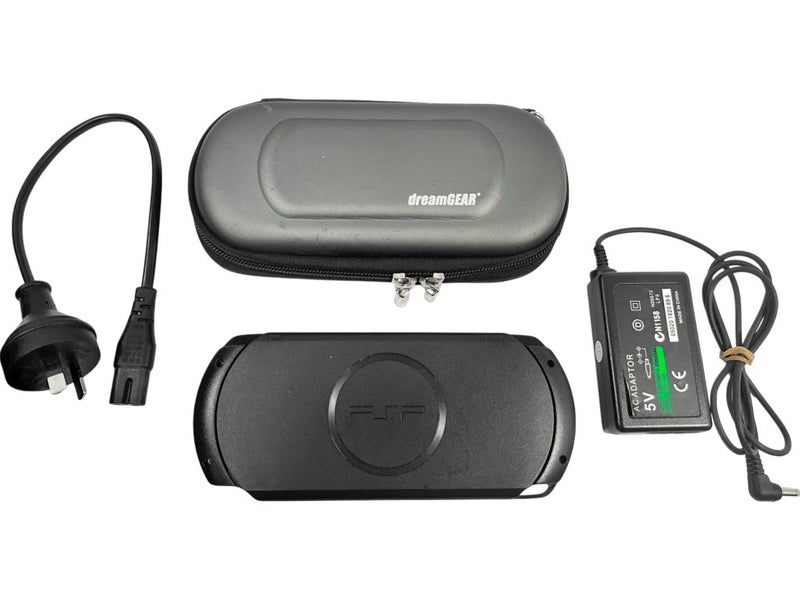 PSP Street Console + Charger + Case + Mem Card Carousel 2
