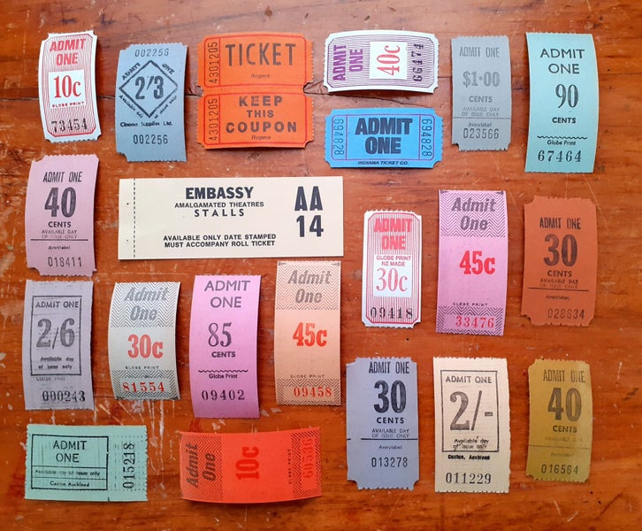 Mixed Ticket Sampler Pack – Perfect for Junk Journals Carousel 1