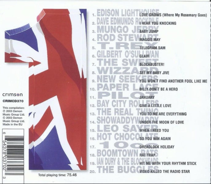 20 UK No.1s From The 70s (CD) Carousel 2