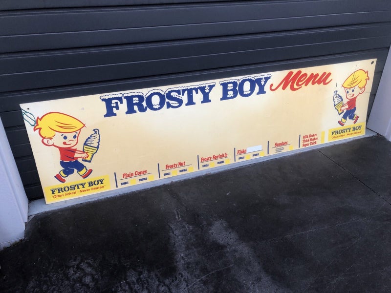 Large Frosty Menu Sign Carousel 1