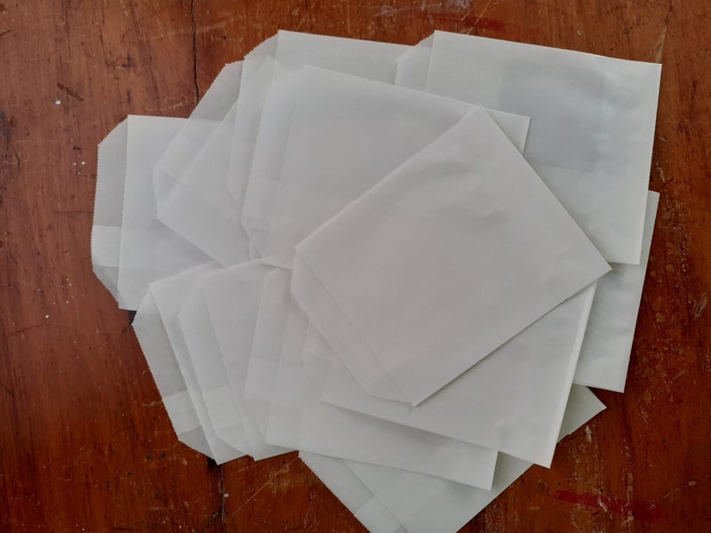 Small White Paper Bags, Ideal Pockets for Junk Journals (×20) Carousel 2