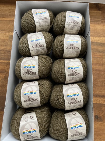 Sesia Bio Arboris Organic Wool/Linen DK Yarn - Seven Shades Available Carousel 1