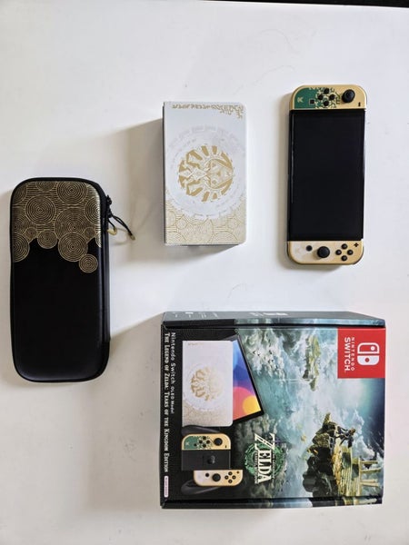Nintendo Switch OLED Tears Of The Kingdom edition and carry case Carousel 1