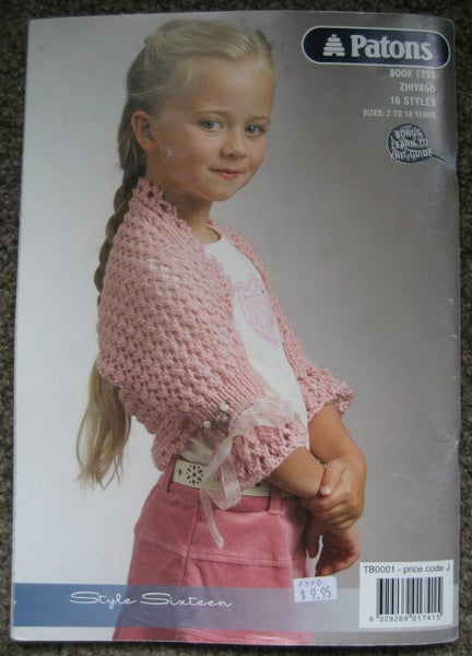 PATONS ZHIVAGO KNITTING PATTERNs CHILDREN 2-10 years Carousel 11