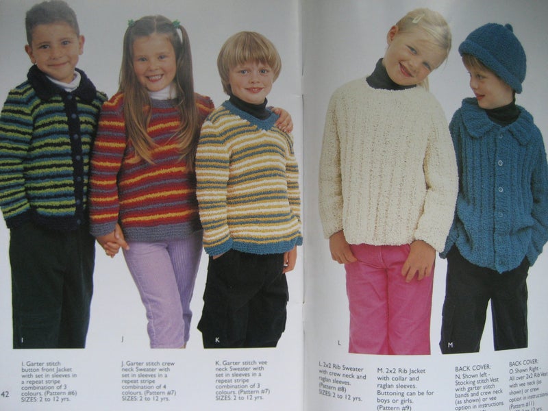 PATONS Bunyip KNITTING PATTERNs CHILDREN 2-12 years Carousel 2
