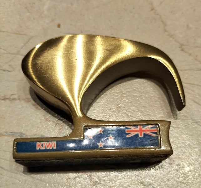 Souvenir brass kiwi Carousel 3