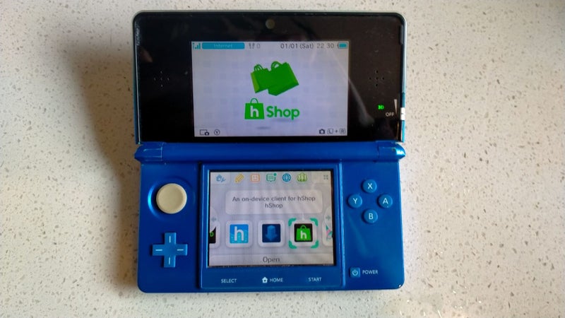 Modded Blue Nintendo 3DS in box with SD card mod - Ping & Afterpay! Carousel 2