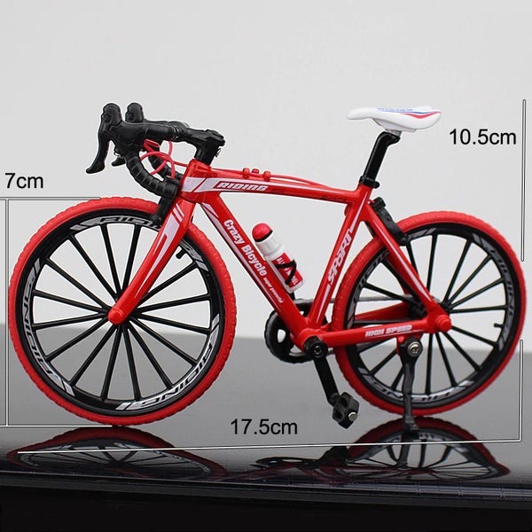 Model Diecast Alloy 1:10 Road Bike -Red Carousel 2