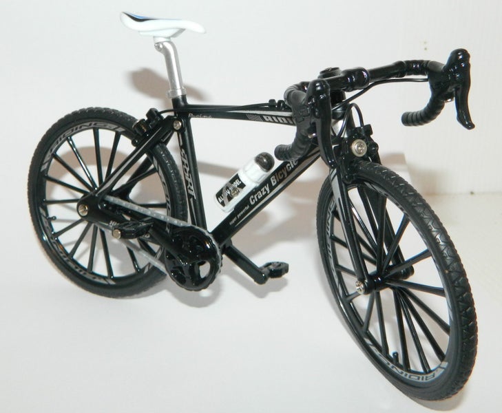 Model Diecast Alloy 1:10 Road Bike - Black Carousel 10