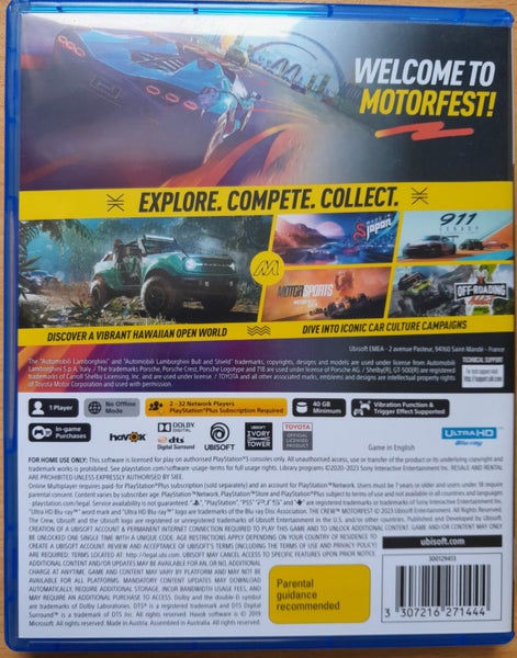 The Crew Motorfest Playstation 5 (PS5) Carousel 3