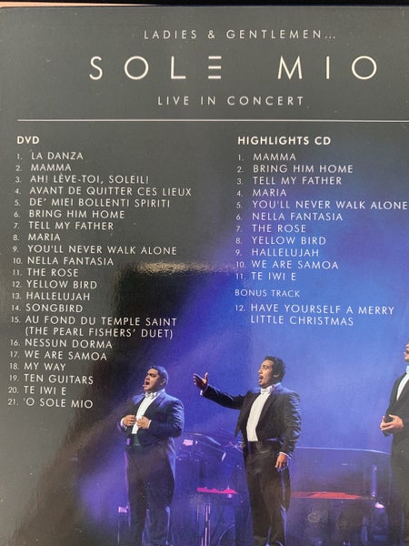 SOLE MIO DVD & CD - SOLE MIO- LIVE IN CONCERT Carousel 2