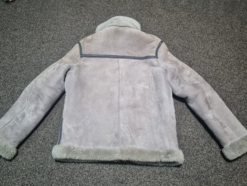 Vintage 1980s Knights Tailors Sheepskin/ Shearling Full Zip Jacket Carousel 2