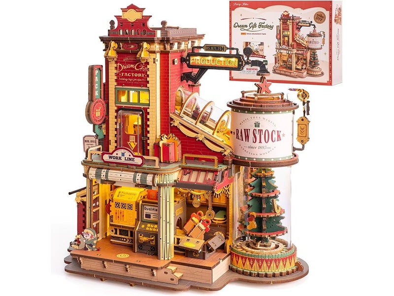 Robotime Music Box Kit - 449PC Wooden Puzzle Plays Melody Carousel 1
