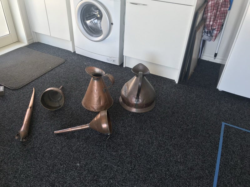 Vintage Copper used in whiskey decanting Carousel 1