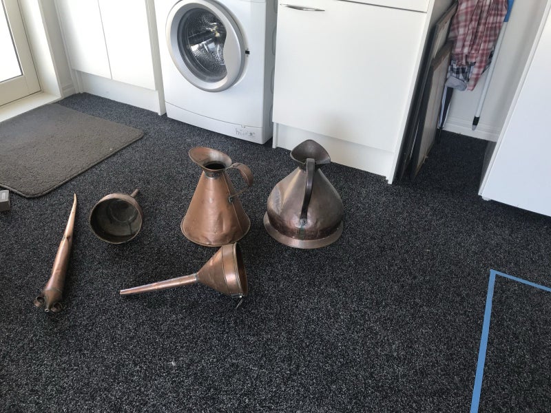 Vintage Copper used in whiskey decanting Carousel 2