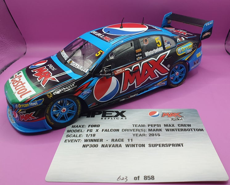 PRA FORD FG X FALCON - #5 MARK WINTERBOTTOM 2015 CHAMPIONSHIP YEAR 1/18 Carousel 1
