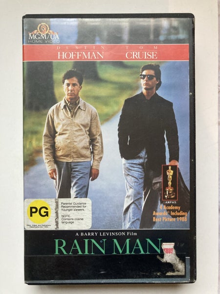 Big box VHS 1988 copy of Rain Man Carousel 1