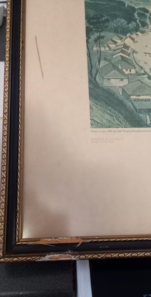 Rare Print - 1841 Lambton Harbour, in Port Nicholson, The Town of Wellington Carousel 9