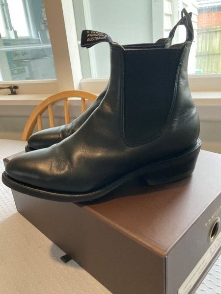 RM Williams, Lady Yearling, Rubber Sole Black Boot Carousel 2