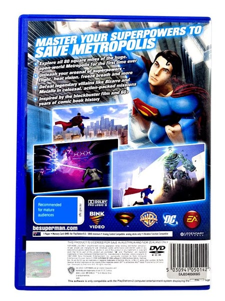 Superman Returns (PS2) *EXCELLENT + COMPLETE* Carousel 3
