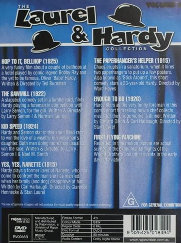 Laurel & Hardy Collection, The - Volume 2 *Rare* DVD Region 4 Carousel 2
