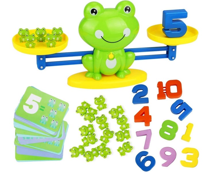 Cool Math Game, Frog Balance Counting Toys for BoysGirls Educational Num Carousel 1