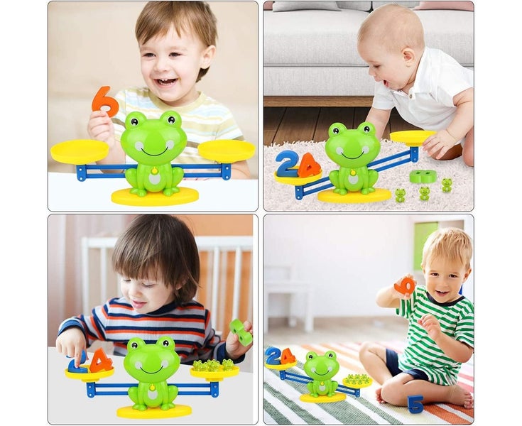 Cool Math Game, Frog Balance Counting Toys for BoysGirls Educational Num Carousel 2