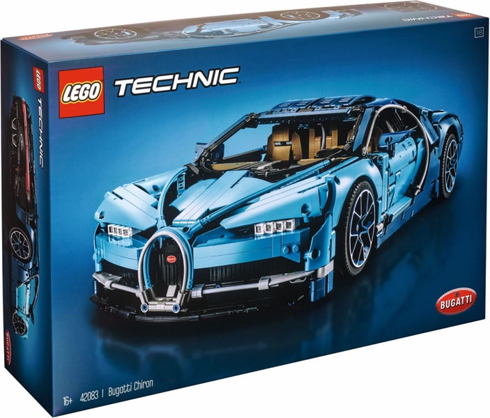LEGO Technic Bugatti Chiron 42083 Race Car Building Kit Carousel 2