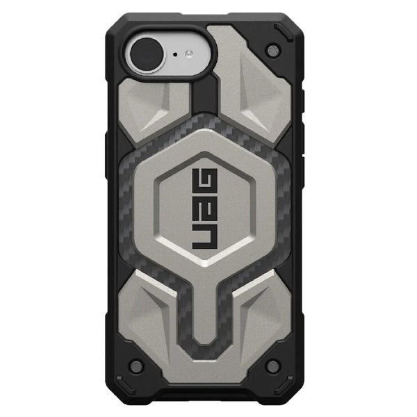 UAG Monarch Pro iPhone 16E (6.1') Rugged Case - Titanium (114497113636), 25ft... Carousel 1