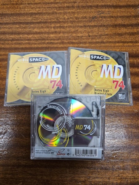 3 Sealed minidiscs Carousel 2