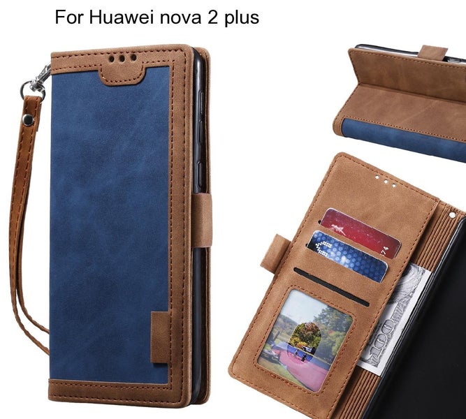 Huawei nova 2 plus Case Wallet Denim Leather Case Cover Carousel 1