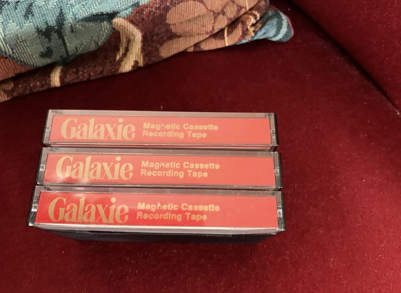 Galaxie Magneteic Blank Cassette Tapes - As New 1980s & Super RARE! Carousel 1