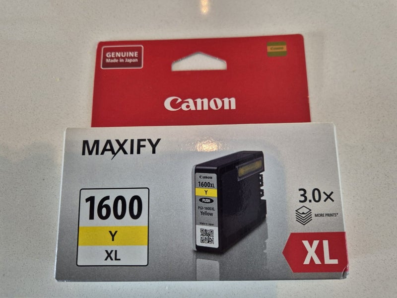 Genuine Canon Maxify Ink - 1600 - Yellow - Free Shipping Carousel 1