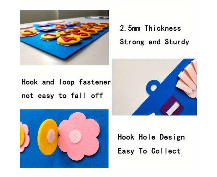 Kid Felt Finger Numbers Math Toys Children Counting Early Learning Educatio Carousel 4