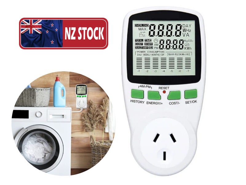 Mains Power Meter Monitor - (NZ Clearance) Carousel 1