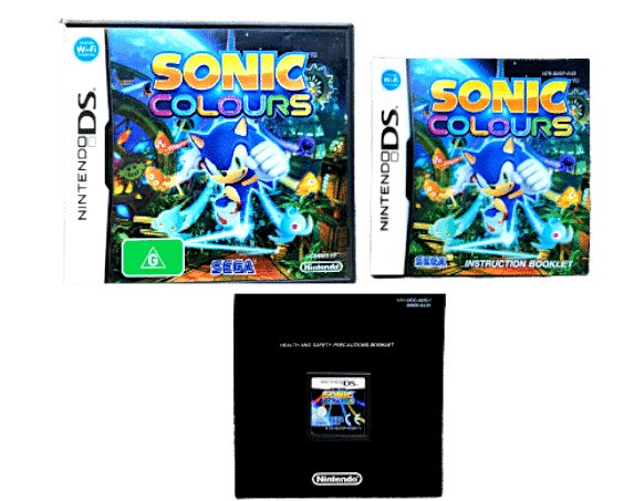 SONIC Colours (Sonic Colors) Nintendo DS *MINT COMPLETE* Carousel 1