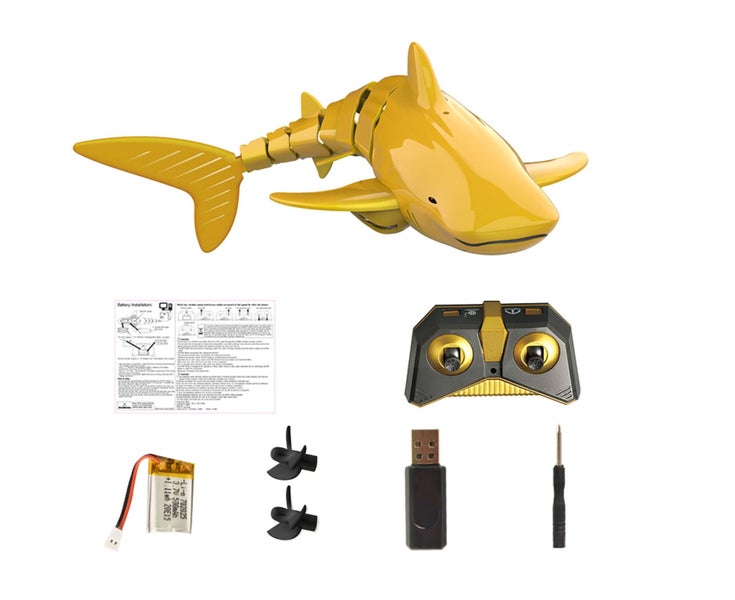 Streamlined Design Shark Toy Automatic Demonstration Indicator Light Underwater Carousel 2