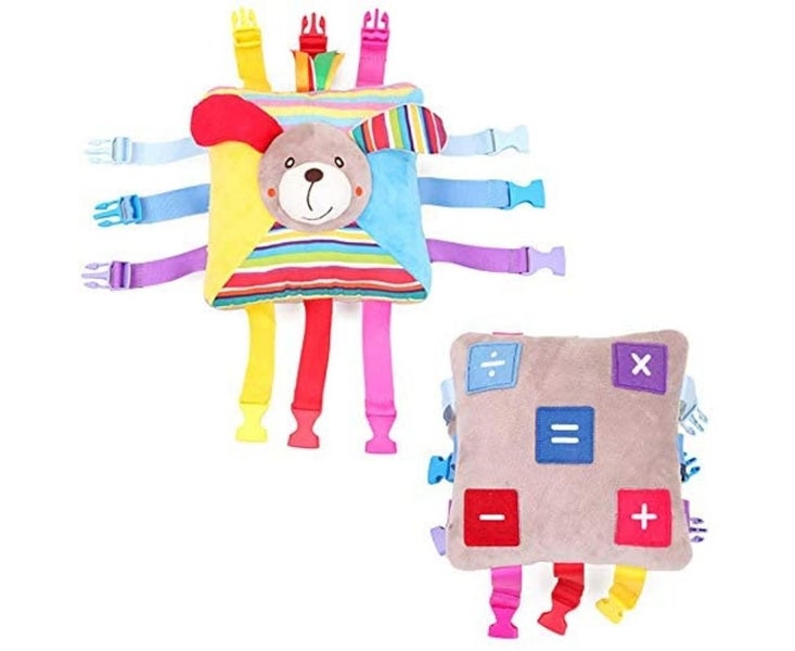 Sensory Activity Learning Fine Motor Skill Travel Toy for Baby Kid Children Carousel 2