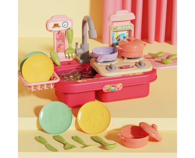 Play House Kitchen Sink Toy Electric Simulation Kitchen Toys Mini Kitchen S Carousel 1