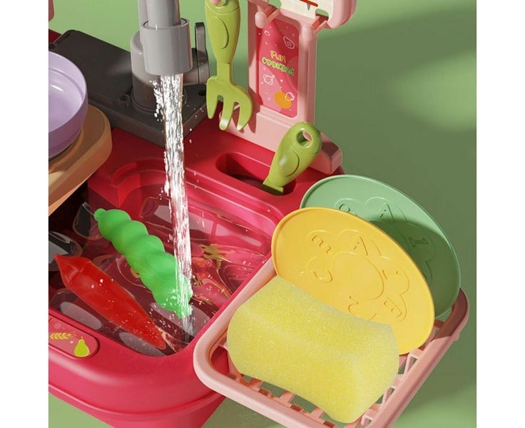 Play House Kitchen Sink Toy Electric Simulation Kitchen Toys Mini Kitchen S Carousel 5