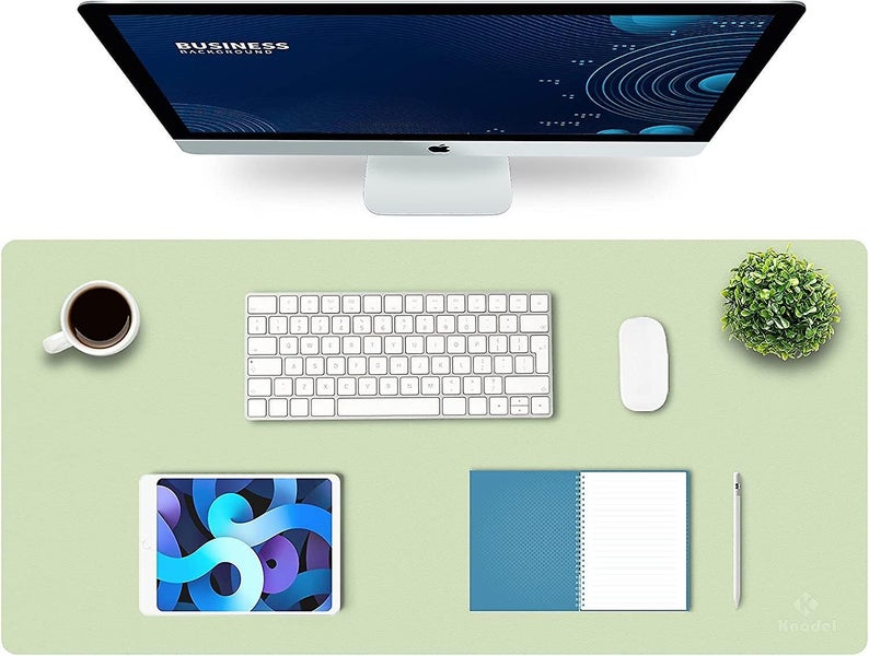 Knodel Desk Mat, Mouse Pad, Desk Pad, Waterproof Desk Mat For Desktop, Leather D Carousel 1
