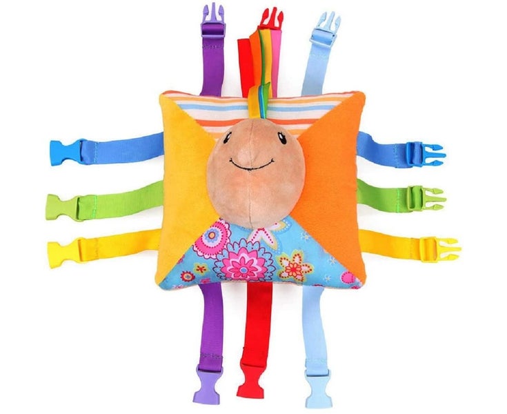 Sensory Activities Learning Motor Skills Travel Toys For Infant Kids Plush Carousel 1